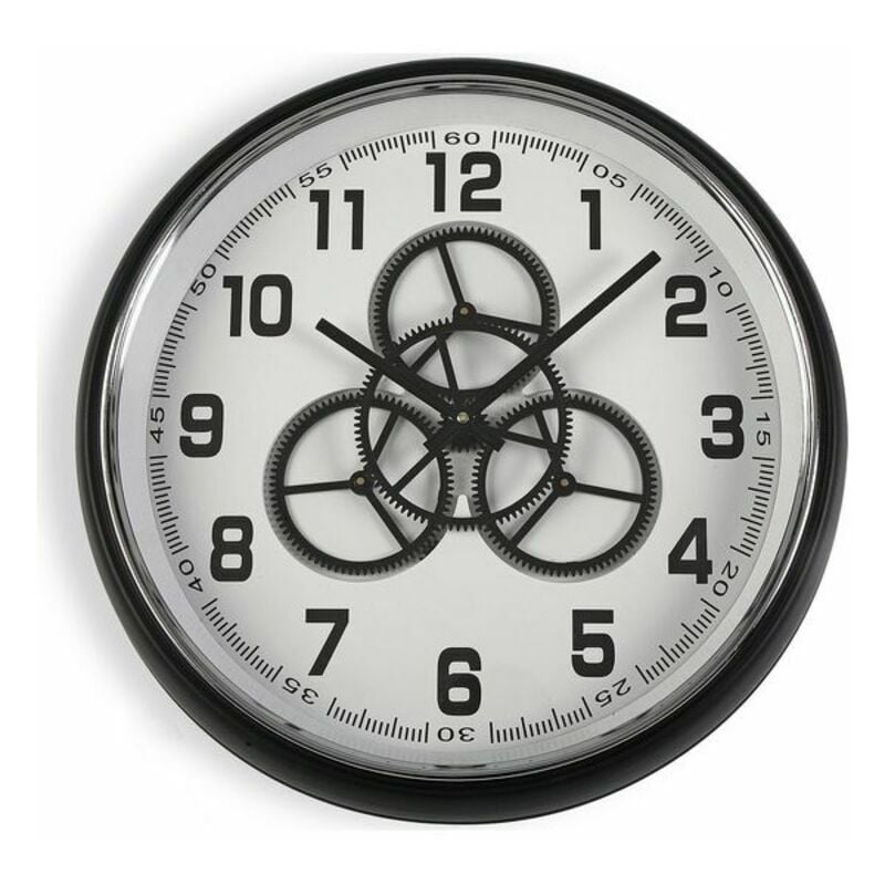 

Reloj de Pared Madera Metal Madera MDF y cristal (8,5 x 50 x 50 cm)