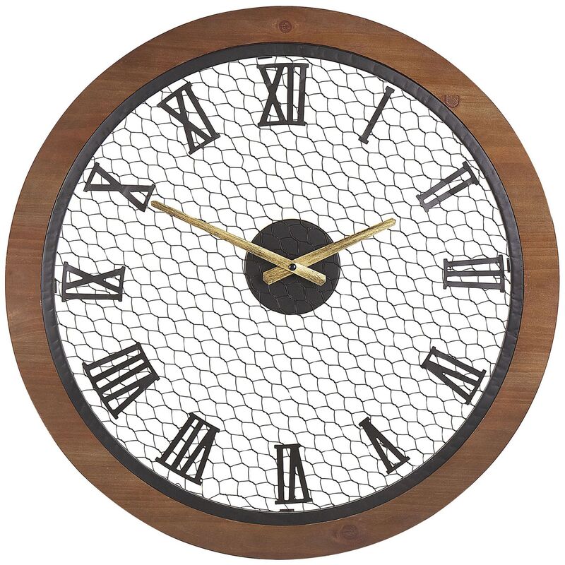 

Reloj de pared madera oscura ø54 cm FUBEROS