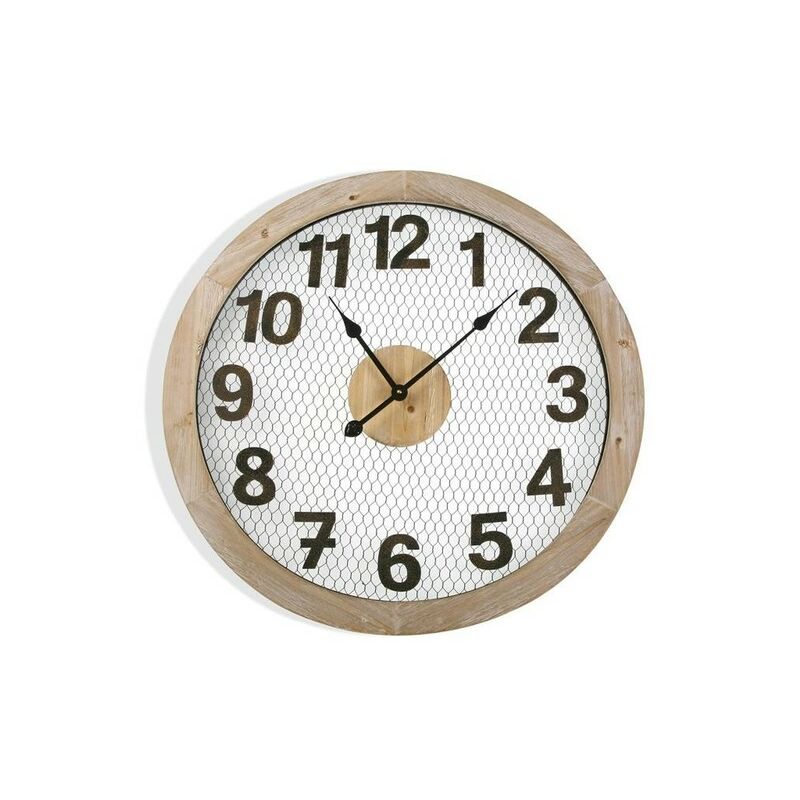 

Reloj de Pared Metal Madera MDF y metal (4,5 x 70 x 70 cm)