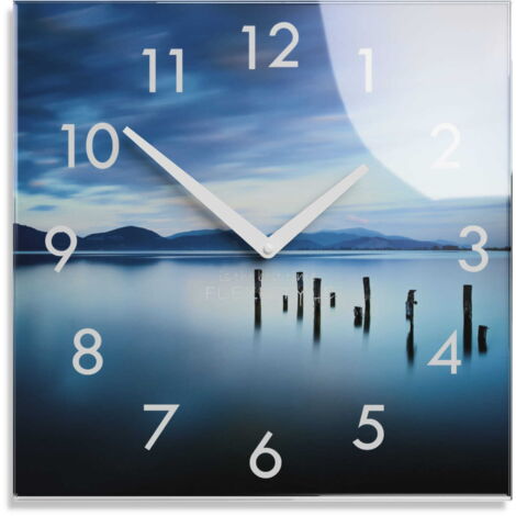 Reloj de pared moderno para el salón Błękitny Raj