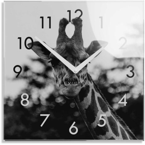 Reloj de pared moderno para el salón Jirafa