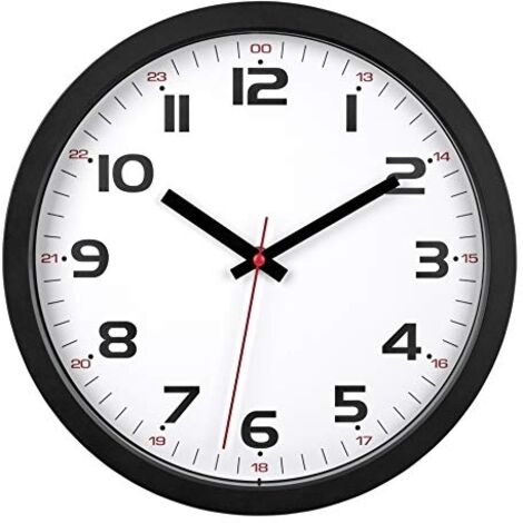 Reloj de Pared Negro (31,5 x 4,5 x 34,5 cm) (Reacondicionado A+)
