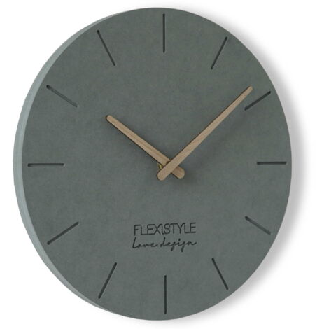 Reloj de pared para salón EKO 30cm gris