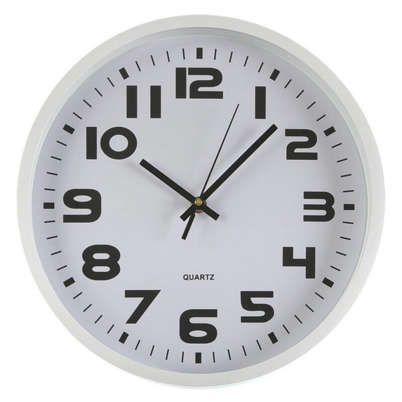 

Reloj de Pared Blanco Plástico (4,2 x 30,5 x 30,5 cm)