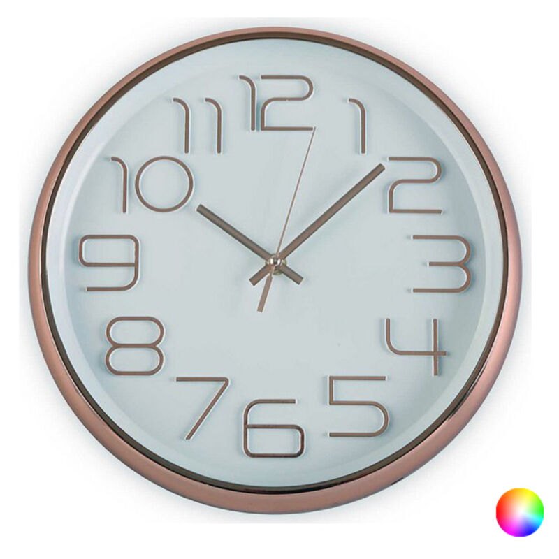 

Reloj de Pared Plástico (4,5 x 30 x 30 cm)