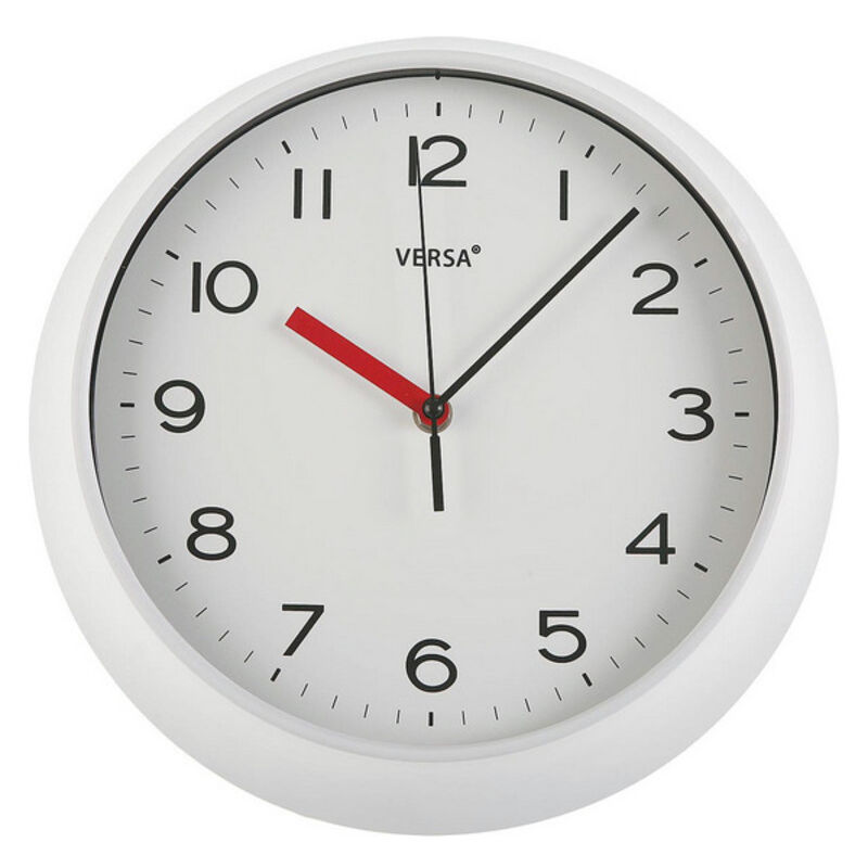 

Reloj de Pared Blanco Plástico (6,6 x 29,3 x 29,3 cm)