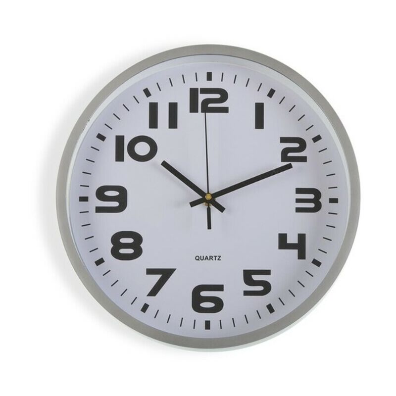 

Reloj de Pared Plata Plástico (4,2 x 30,5 x 30,5 cm)