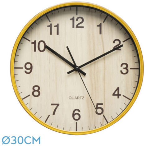 Reloj De Pared Soyala Haya 30d Mov.continuo