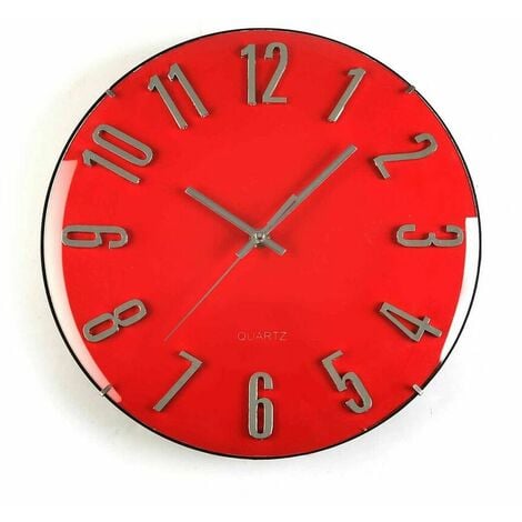 Reloj de cocina discount rojo