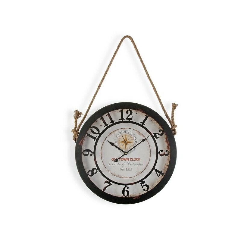 

Reloj de Pared Vintage Con cuerda Metal (Ø 50 cm)