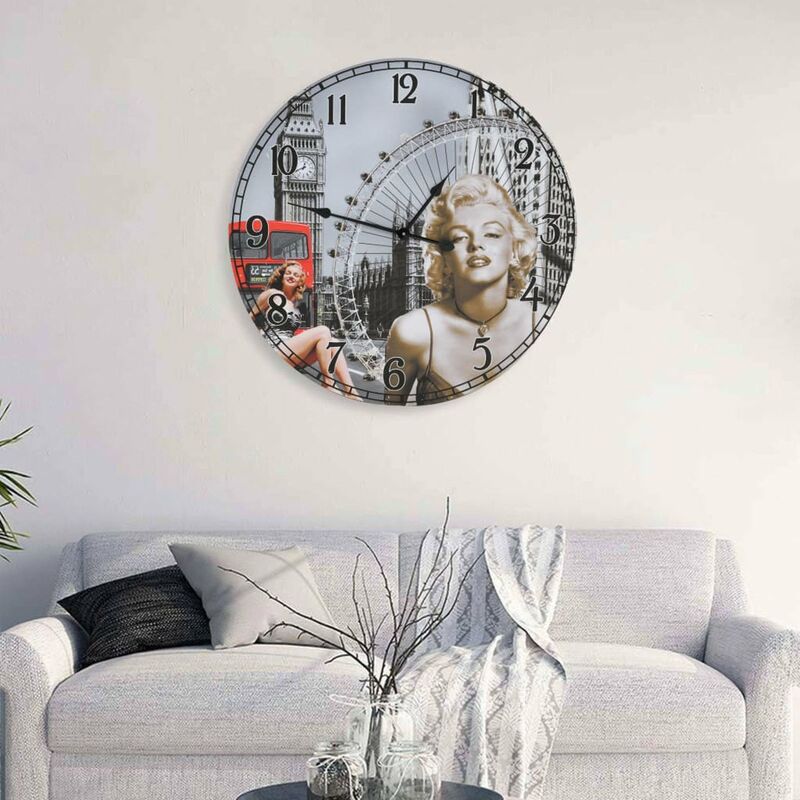 

Reloj de pared vintage Marilyn Monroe 60 cm