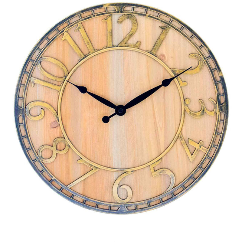 

Reloj de Pared Vintage Marrón Ø33cm Thinia Home