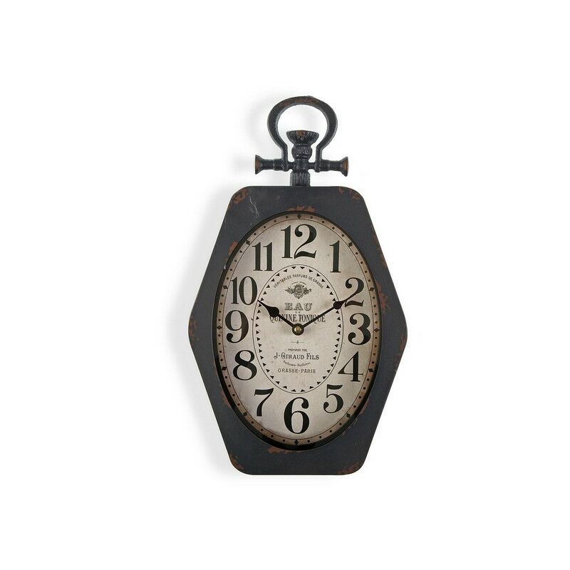 

Reloj de pared vintage metal (5,5 x 40,5 x 23 cm) - Rogal