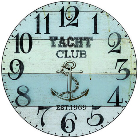 Reloj de pared Yacht Club de 30 cm Xtra 09996