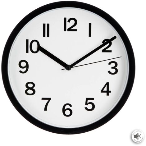 Reloj de plástico Loly D22cm - Atmosphera créateur d'intérieur