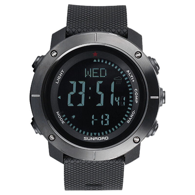 

Reloj de pulsera deportivo digital inteligente multifuncional para exteriores Brujula Altímetro Barometro Reloj militar 5ATM Resistente al agua