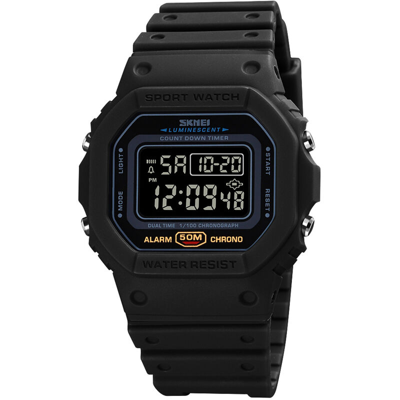 

Reloj deportivo digital para hombre reloj deportivo clasico impermeable con alarma, cronometro, cuenta atras, retroiluminacion LED, reloj de pulsera