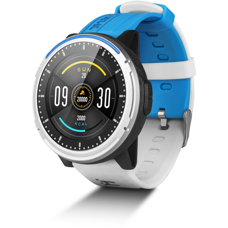 

Reloj Deportivo Inteligente Bluetooth Con Manos Libres Smartek Sw-380 Blanco/Azul