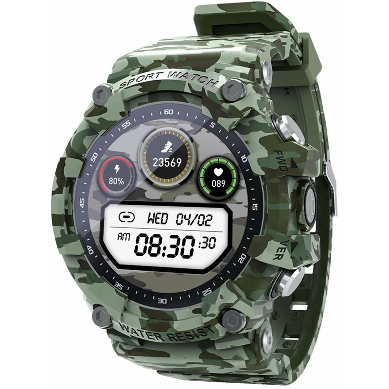 

Reloj deportivo inteligente ATTACK 2 Pantalla tactil completa TFT de 1,28 pulgadas BT5.1 IP68 Impermeable 10 modos deportivos profesionales