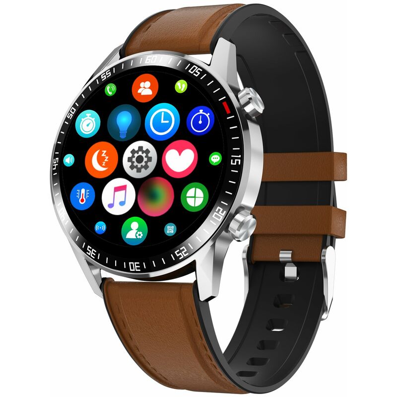 

Reloj deportivo inteligente Pulsera inteligente tactil de 1.3 pulgadas Frecuencia cardiaca Monitoreo de la presion arterial Modo multideportivo