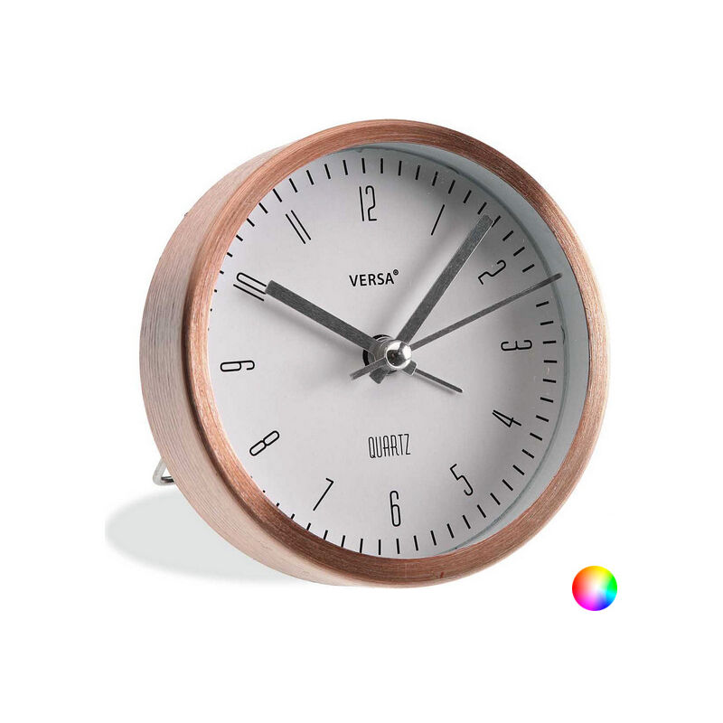 

Reloj-Despertador Aluminio (3,9 x 9 x 9 cm)
