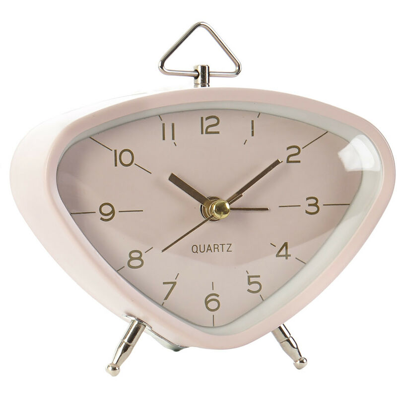 

Reloj Despertador de Sobremesa Vintage Decorativo, Reloj Sobremesa Metal. Diseño Vintage/Elegante 11X5X9 cm - Hogar y Más Rosa claro