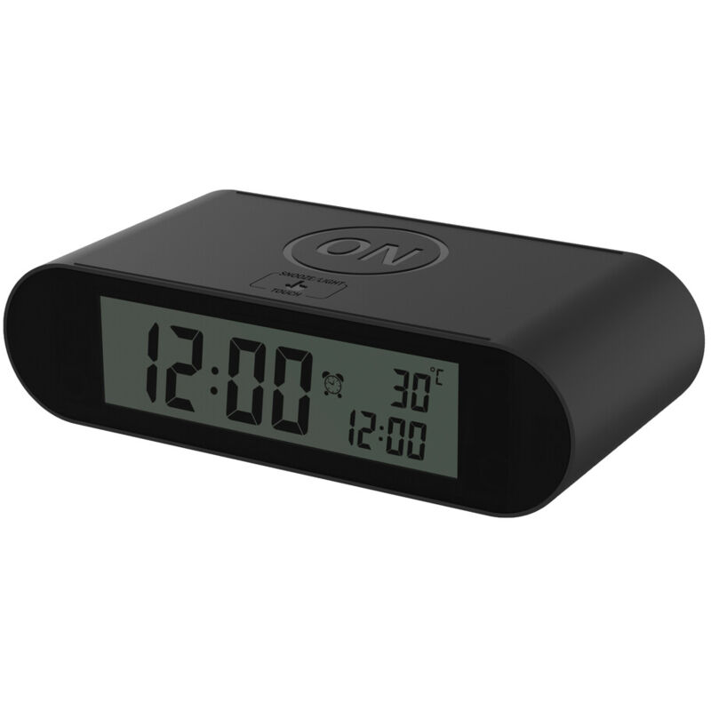 

Reloj despertador digital negro con termómetro y calendario (GSC 405005005)