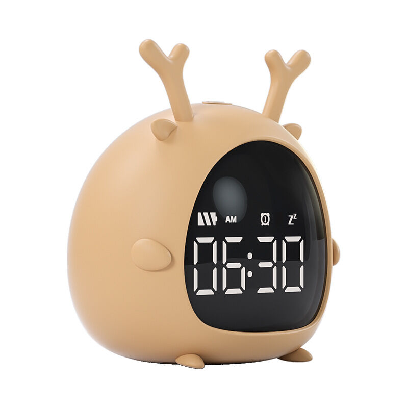 

Reloj despertador digital para niños, lindo reloj despertador para niños, con reloj despertador recargable de cuenta regresiva / repetición / alarma