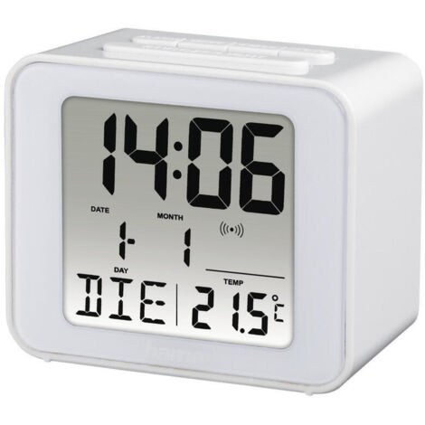 Reloj Despertador Hama 00186305 Blanco