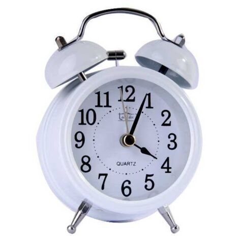 Reloj despertador Old Time Blanco Ladydoc 07148