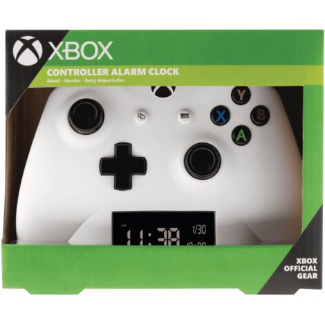 Reloj despertador xbox mando blanco