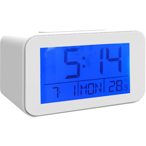 Reloj digital con alarma y termómetro küken