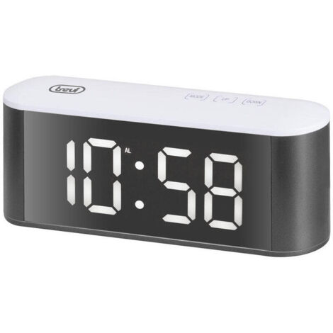 Reloj digital con pantalla grande y termÓmetro trevi ec 883 bl