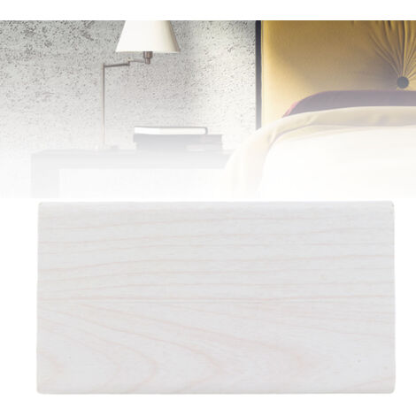 [Reloj digital multifuncional] Modelo fabricado en madera natural con iluminación LED, PVC+ABS+1587cm, despertador programable y detección automática de sonido, visualización de hora/temperatura/humed