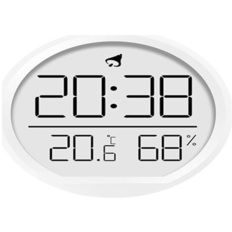 Reloj electrónico de interior para temperatura y humedad, reloj digital para cocina, termómetro de pared.