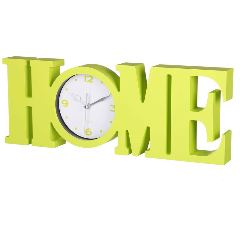 

Reloj "HOME" de PVC Con diseño original Color - Verde