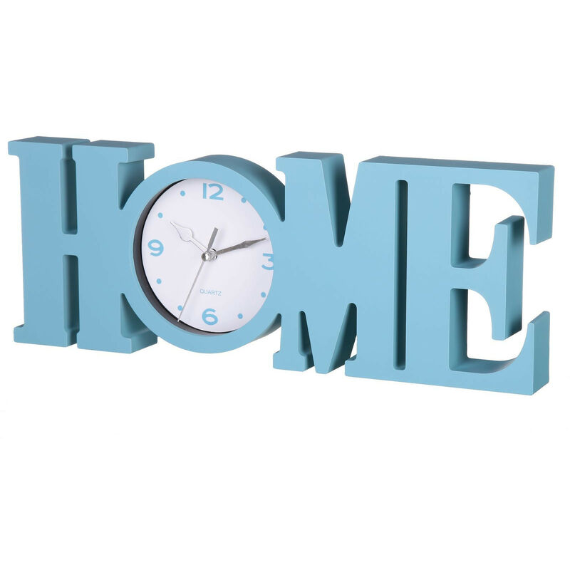 

Reloj "HOME" de PVC Con diseño original Color - Azul