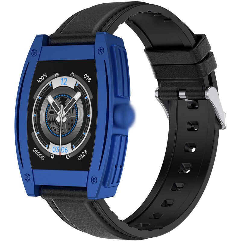 

Reloj inteligente de estilo empresarial simple de moda N72 Monitor en tiempo real Reloj inteligente recargable deportivo multifuncional BT Call, Azul