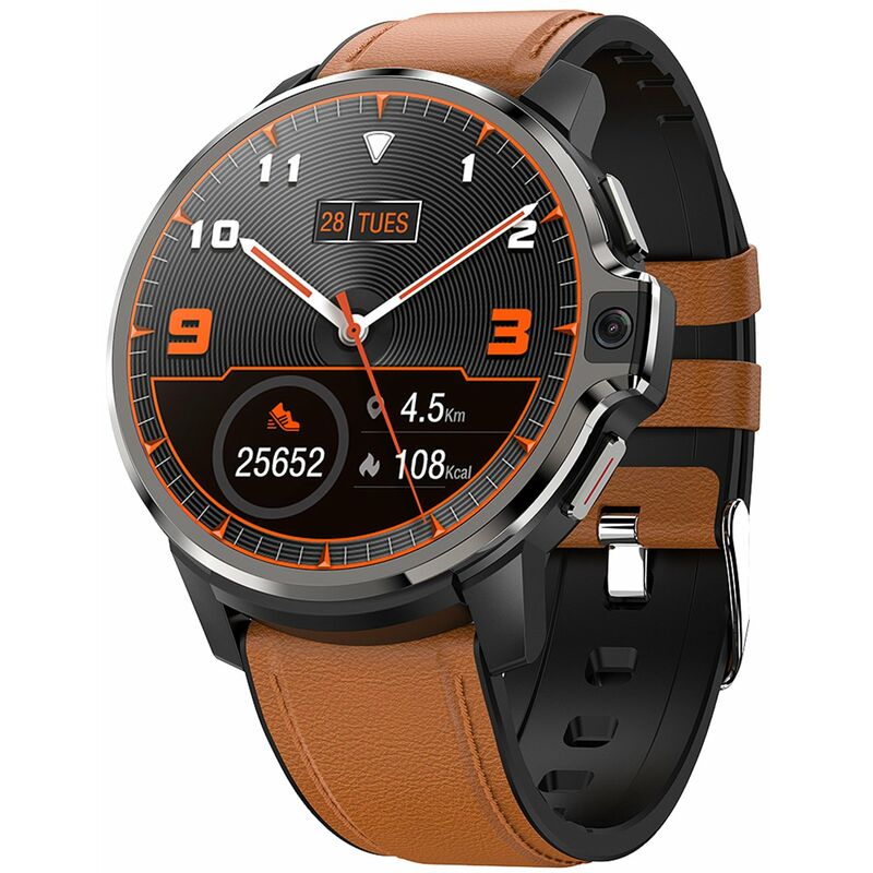

Reloj inteligente LEMP Pantalla tactil de circulo completo IPS de 1,6 pulgadas Pantalla tactil completa de 400 * 400 de alta resolucion 4G Llamada