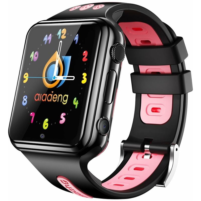 

Happyshopping - Reloj inteligente W5 4G (tarjeta SIM) GPS + Wi-Fi + LBS Posicionamiento multiple Pantalla tactil completa de 1.54 pulgadas Procesador