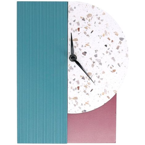 Reloj madera multicolor 19,5x5x25 cm