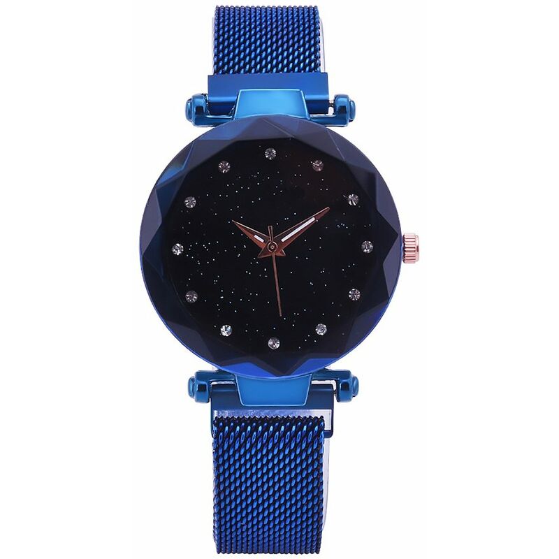 

Reloj magnetico de cuarzo elegante para mujer Reloj de pulsera de acero inoxidable magnifico de moda