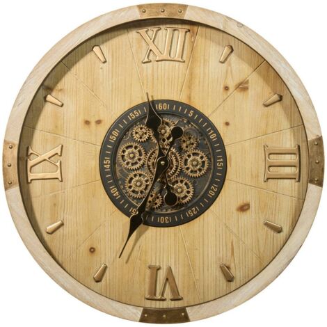 Reloj Micka D63,5cm beige - Atmosphera créateur d'intérieur
