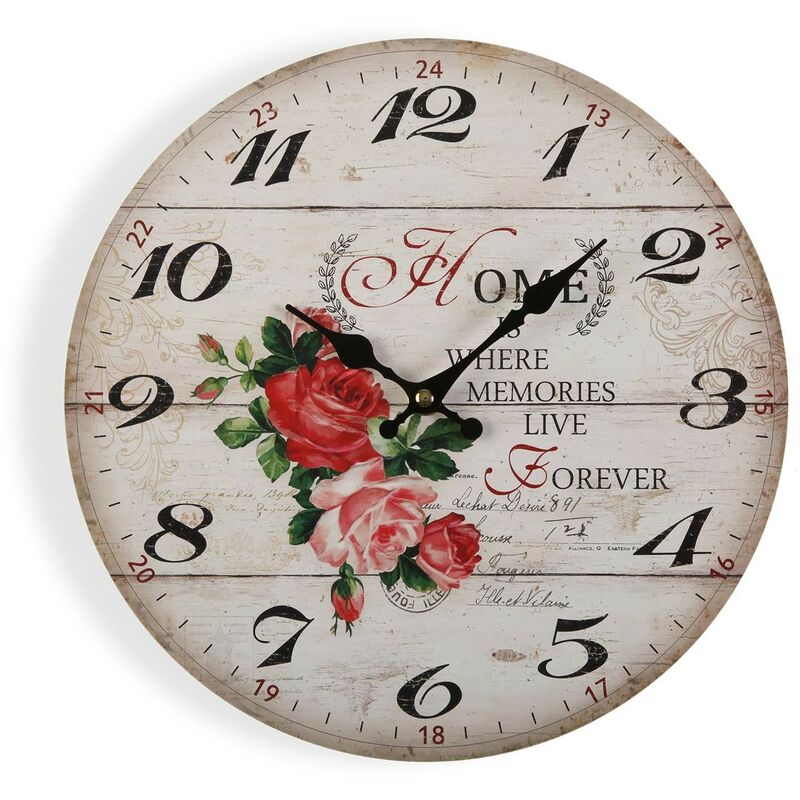 

Reloj Pared De Metal 29 Cm
