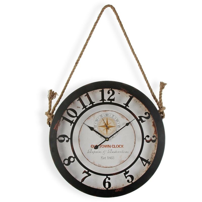 

Reloj Pared De Metal 50 Cm