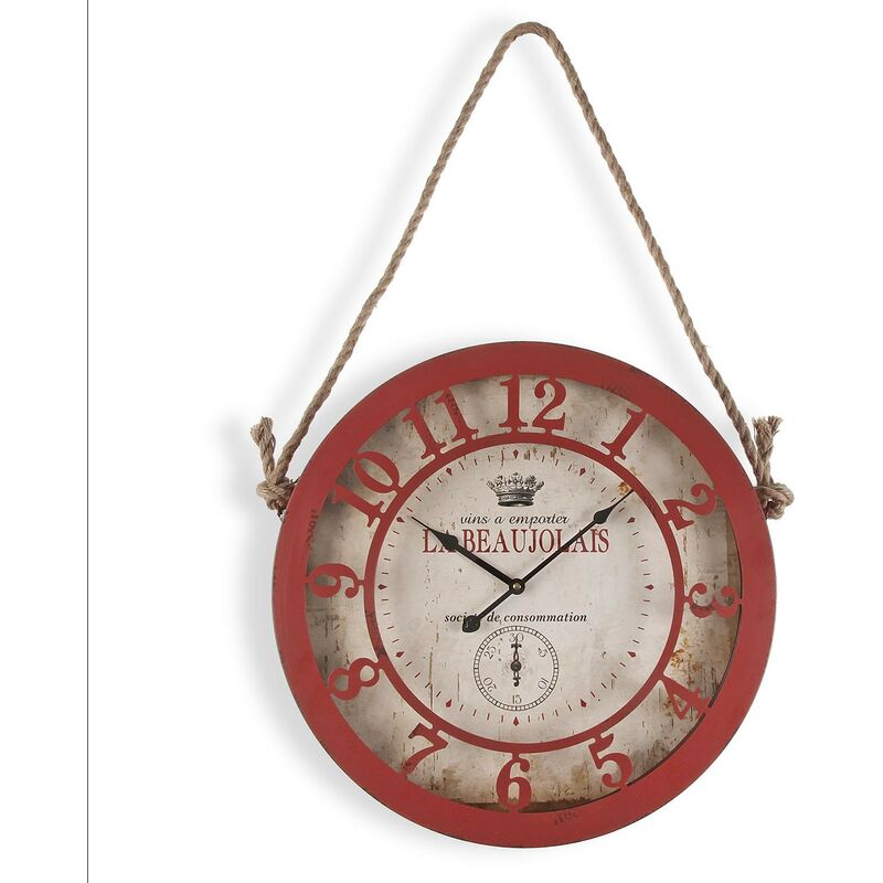 

Reloj Pared De Metal 50 Cm
