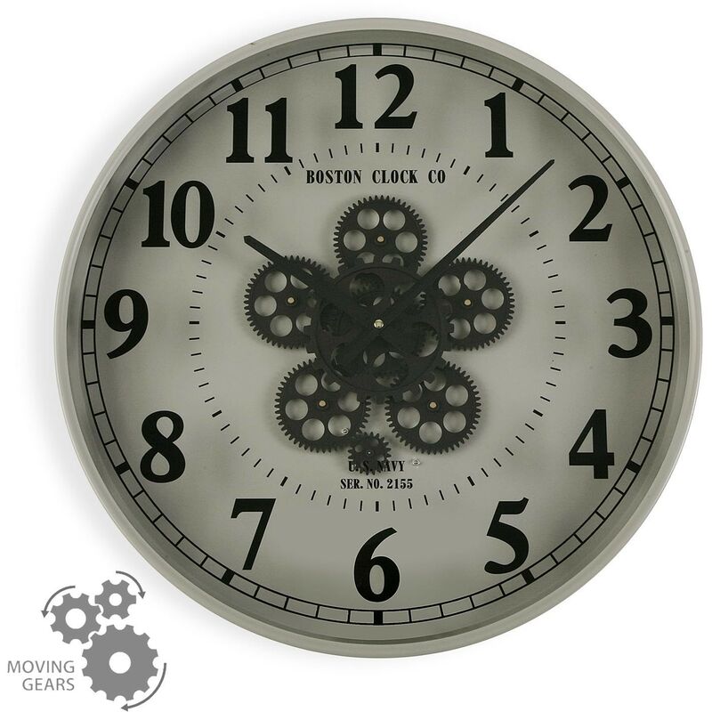 

Reloj Pared Gris 50 Cm