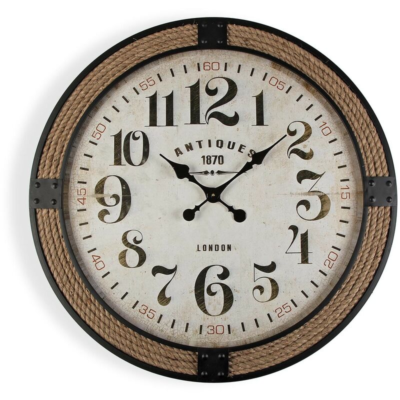 

Reloj pared madera y metal 80 - Rogal