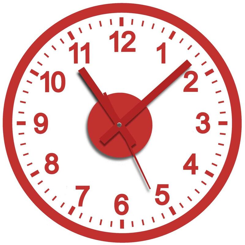 

Reloj Pegatina Completa Rojo