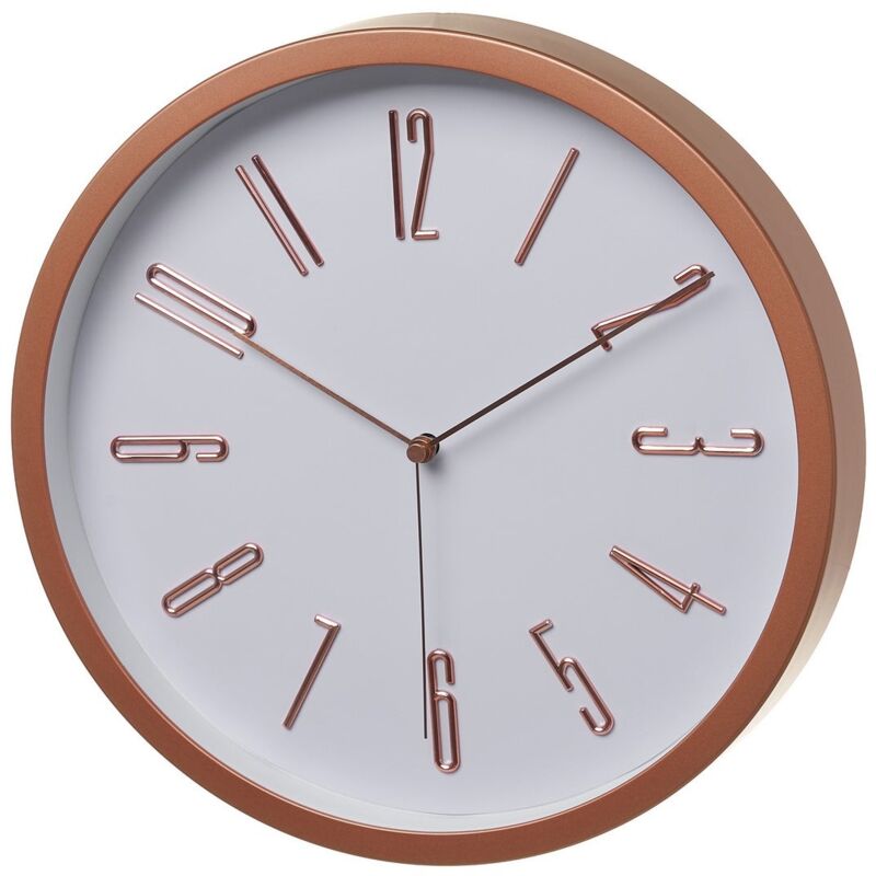 

Reloj redondo bronce de plástico de Ø 30 cm
